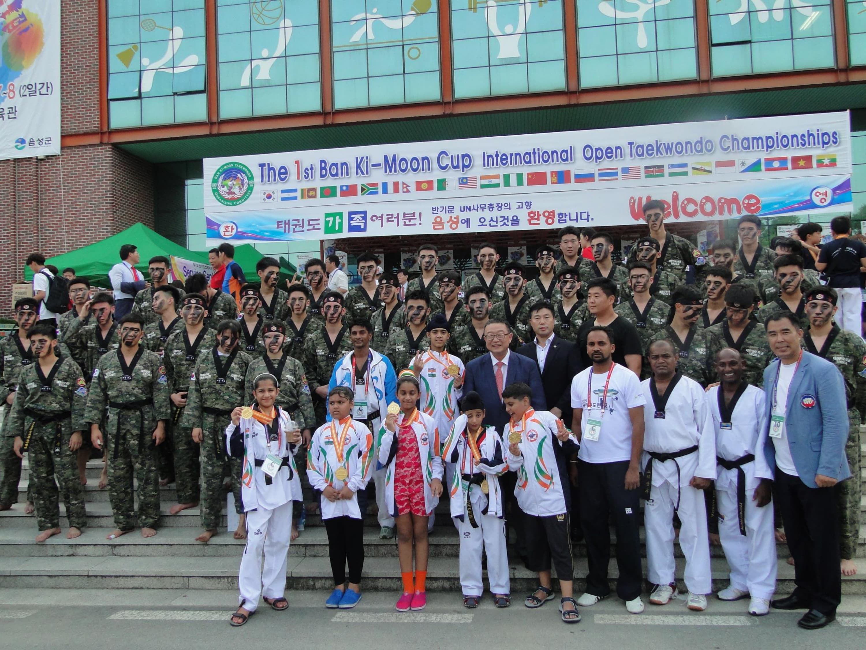 Negi Taekwondo Tigers training scene 5