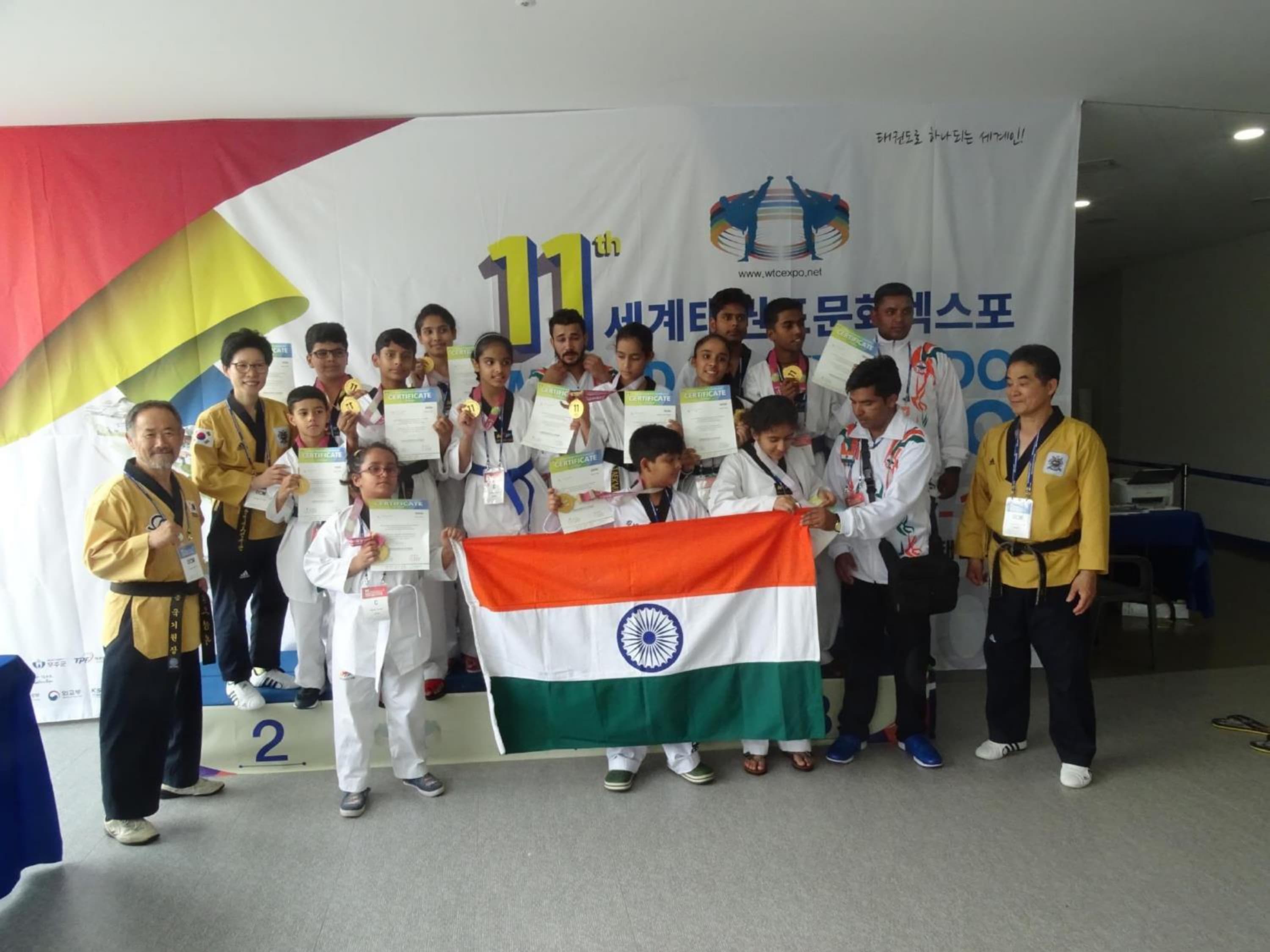 Negi Taekwondo Tigers training scene 6